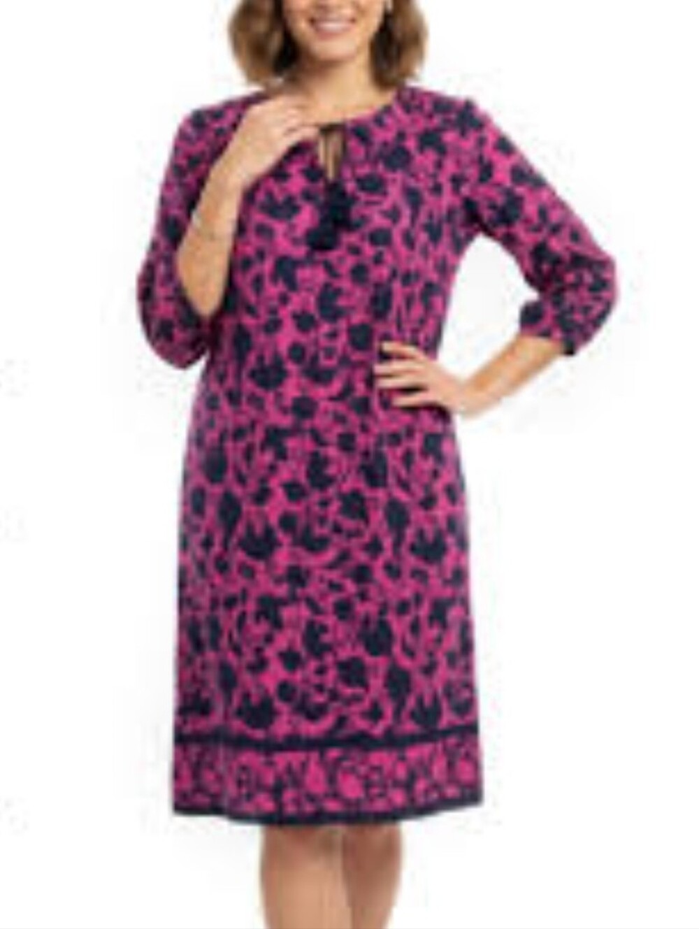 Women's Studio Park 3/4 Sleeve Dress Sz 1X
